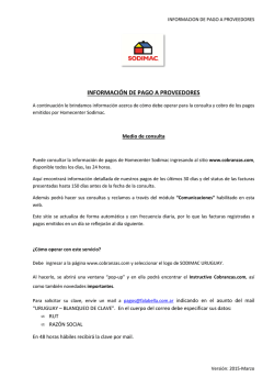 informacion de pago a proveedores homecenter