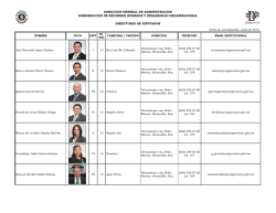 DIRECCION GENERAL DE ADMINISTRACION SUBDIRECCION