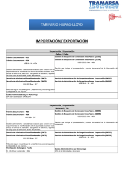 importaci&oacute;n/ exportaci&oacute;n