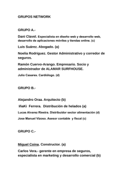 GRUPOS NETWORK 2
