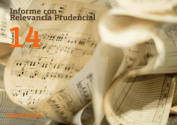 Informe con Relevancia Prudencial