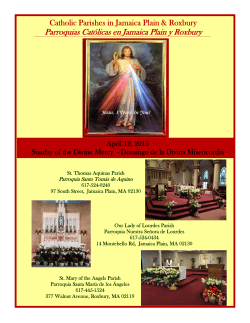 Parroquias Católicas en Jamaica Plain y Roxbury