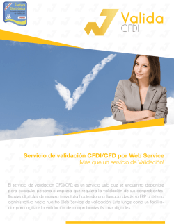 Ficha T&eacute;cnica Valida CFDI