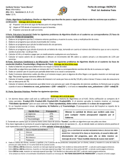 Guia de Ejercicios - Taller de Inform&aacute;tica 3er a&ntilde;o