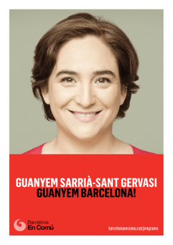 guanyem SaRRI&Agrave;-SanT geRVaSI guanyem baRcelona!