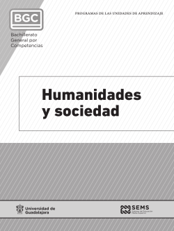 Humanidades y sociedad - Sistema de Educaci&oacute;n Media Superior