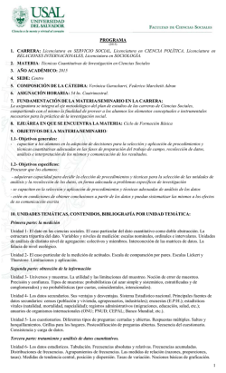 Gurucharri - Facultad de Ciencias Sociales