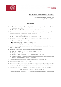 Hoja de ejercicios