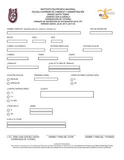 Solicitud de Inscripci&oacute;n al PIT - E.S.C.A.