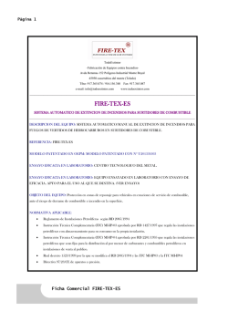 Ficha Comercial FIRE-TEX-ES