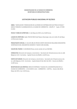 licitacion publica nacional nº 02/2015