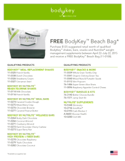 FREE BodyKey™ Beach Bag*
