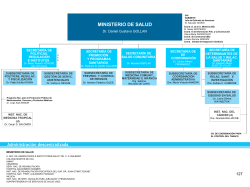MINISTERIO DE SALUD - Subsecretar&iacute;a de la Gesti&oacute;n P&uacute;blica