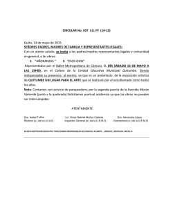 circular 37 - Red Educativa Metropolitana de Quito