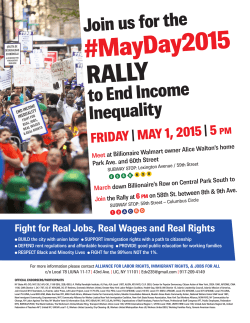 #MayDay2015 RALLY - New York Immigration Coalition