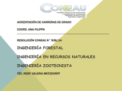 Procedimientos para la acreditación de carreras de grado