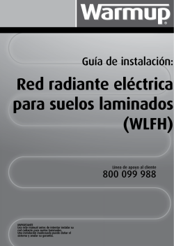 Red radiante eléctrica para suelos laminados (WLFH)