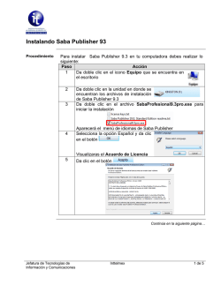 Instalando Saba Publisher 93,cont…