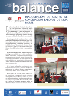 inauguraci&oacute;n de centro de conciliaci&oacute;n laboral de lima norte