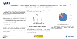 informe mensual de variables de generaci&oacute;n y del mercado