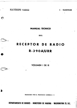 RECEPTOR DE RADIO R-390A/URR