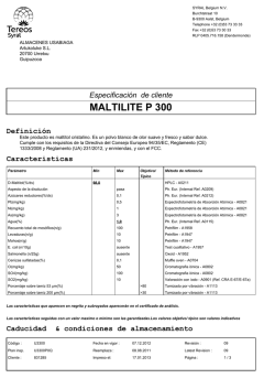 ficha t&eacute;cnica maltitol-maltilite p 300