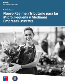 Manual Nuevo Régimen Tributario para las Micro, Pequeñas y