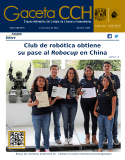Club de robótica obtiene su pase al Robocup en China - Cch