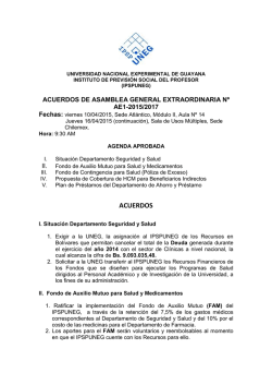 ACUERDOS DE ASAMBLEA EXTRAORDINARIA 1