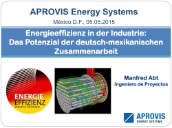 6. APROVIS Energy Systems GmbH