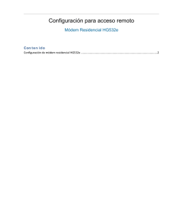 Instructivo para configurar conexi&oacute;n remota a traves de