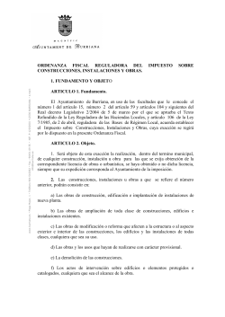 Impuesto sobre Construcciones, Instalaciones y Obras