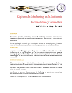 Diplomado Marketing en la Industria Farmac&eacute;utica y Cosm&eacute;tica