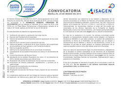 Convocatoria