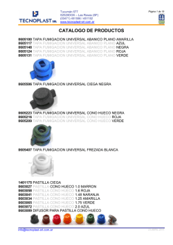 CATALOGO DE PRODUCTOS