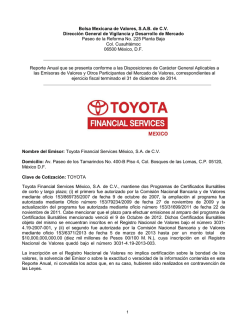 Informe Anual 2014