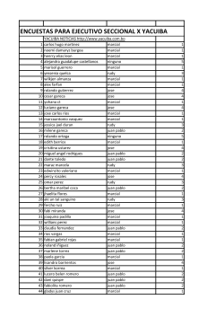 lista de votantes validos