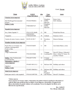 Grado: Pre-Pre - Antilles Military Academy