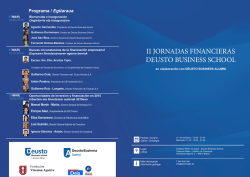 ii jornadas financieras deusto business school
