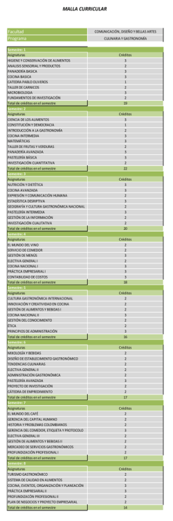 MALLA CURRICULAR