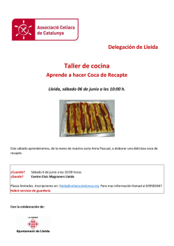 Taller de cocina