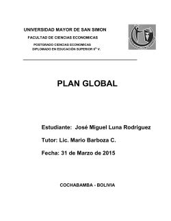 plan global Jose Miguel Luna Rodriguez