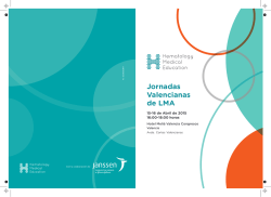 Jornadas Valencianas de LMA