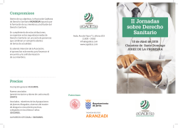 II Jornadas sobre Derecho Sanitario