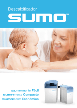 CATALOGO DESCALCIFICADOR SUMO I-II