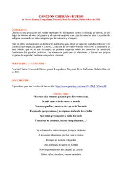 La lucha en Cheran