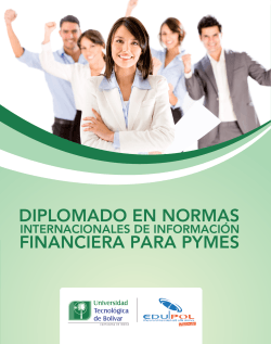 Brochure Diplomado NIIF 2015 sin precio