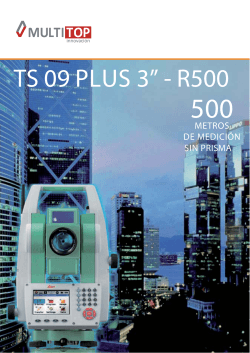 Estación Total TS09 Plus 3