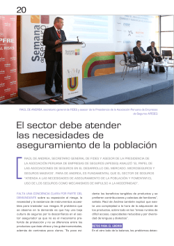 Actualidad Aseguradora América Latina | Marzo de 2015