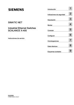 Industrial Ethernet Switches SCALANCE X-400